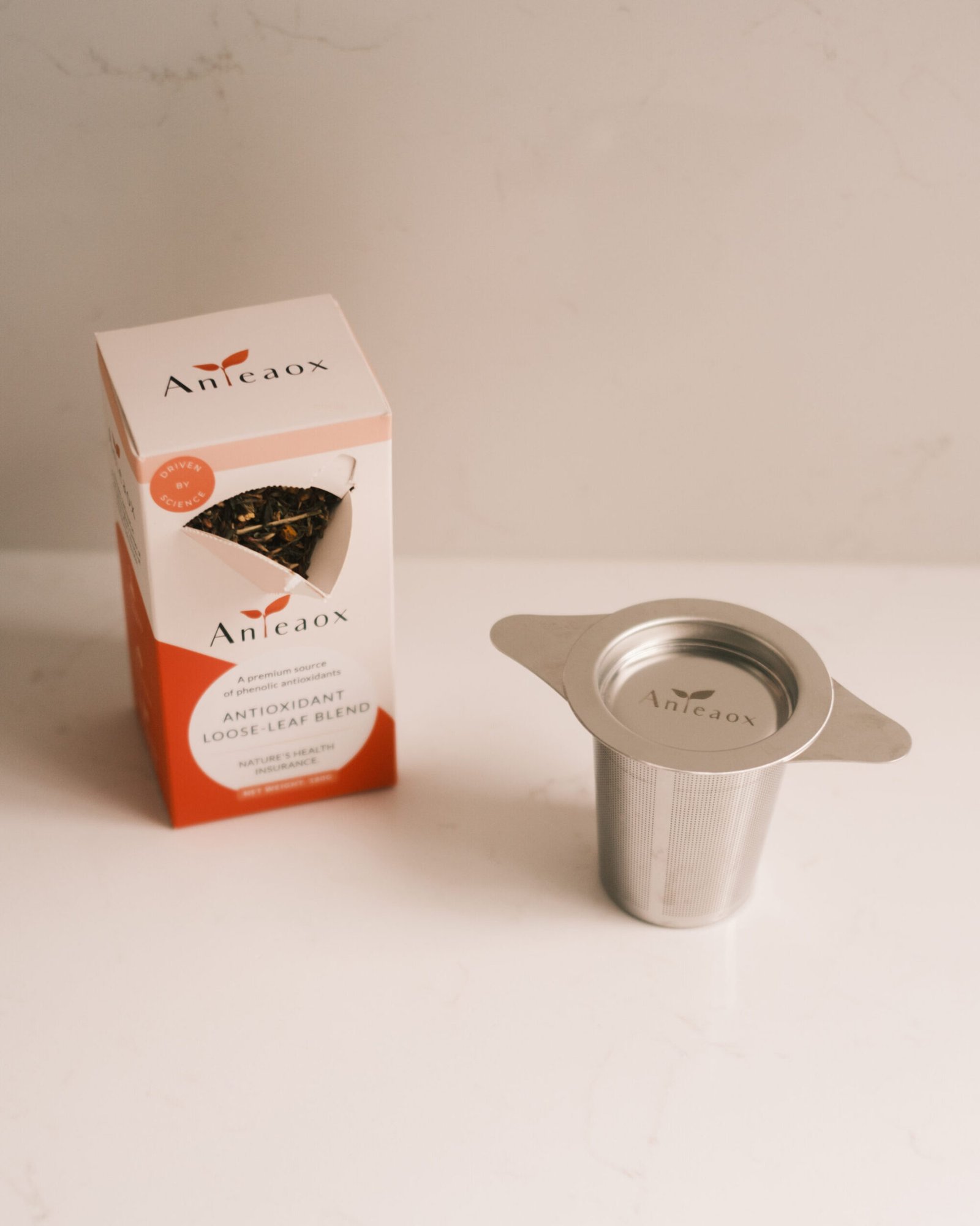 Antioxidant loose-leaf blend packaging